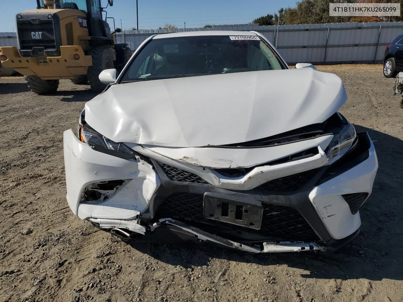 2019 Toyota Camry L VIN: 4T1B11HK7KU265099 Lot: 79706904