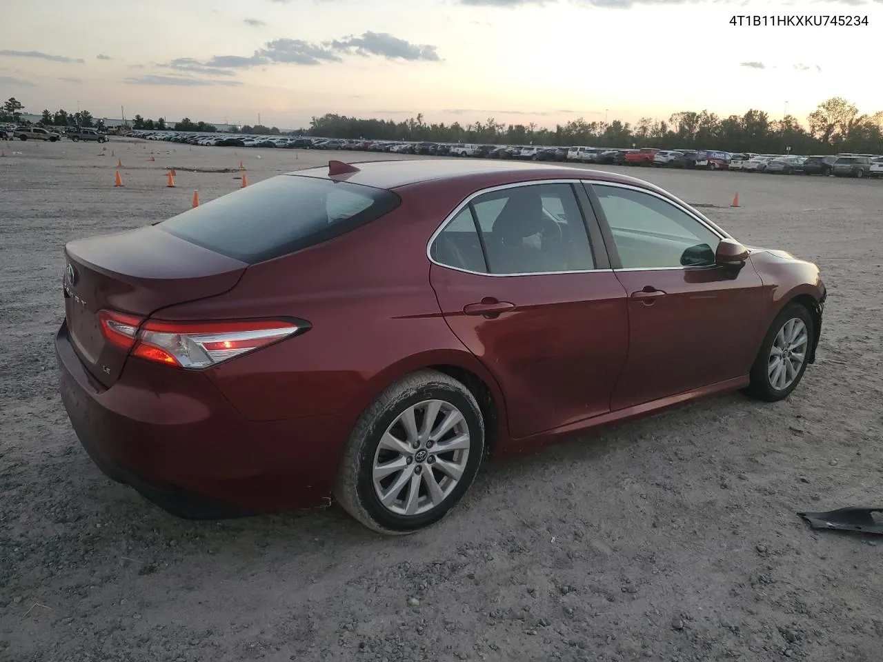 2019 Toyota Camry L VIN: 4T1B11HKXKU745234 Lot: 80005664