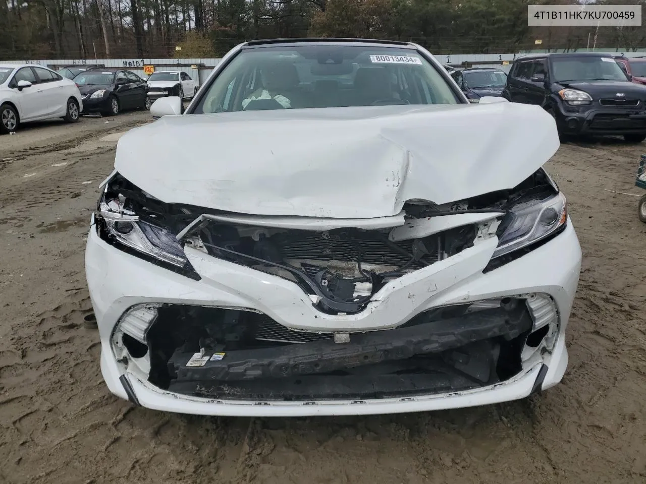 2019 Toyota Camry L VIN: 4T1B11HK7KU700459 Lot: 80013434