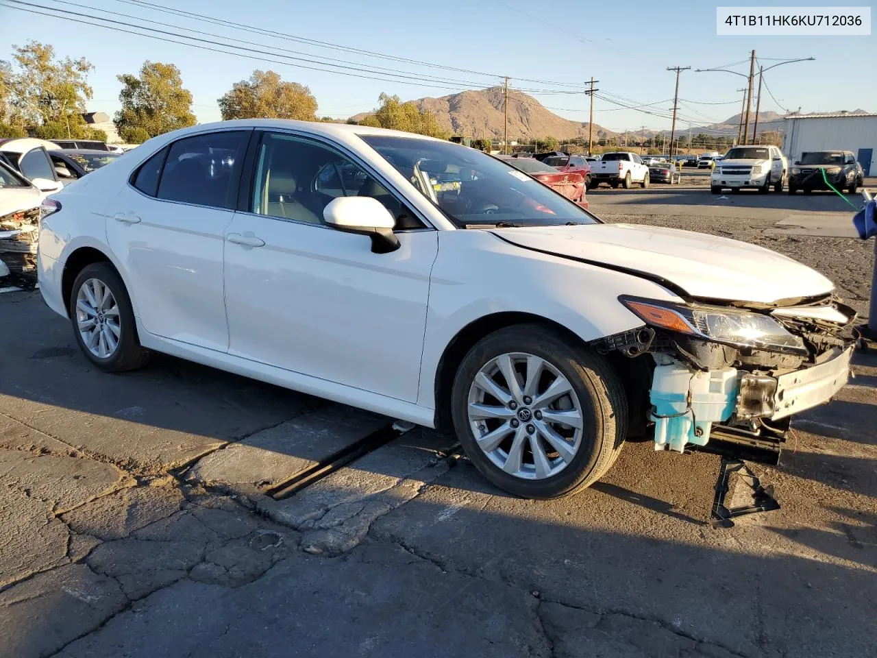 2019 Toyota Camry L VIN: 4T1B11HK6KU712036 Lot: 80117574