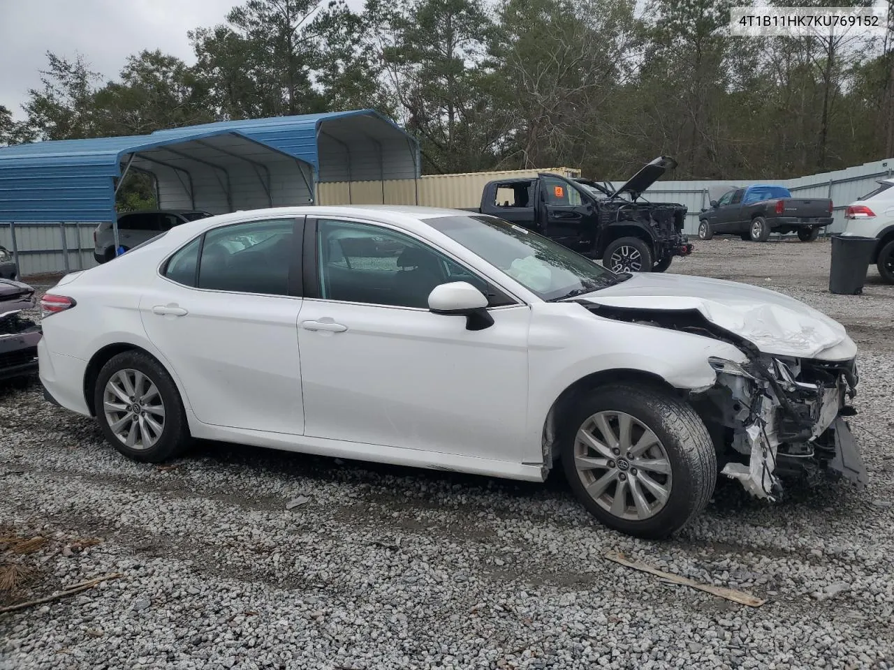 2019 Toyota Camry L VIN: 4T1B11HK7KU769152 Lot: 80302184