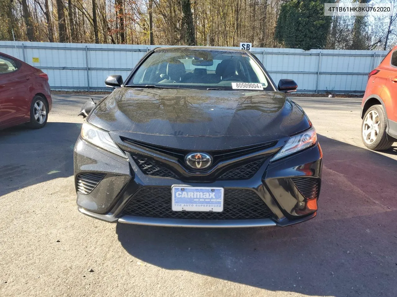 2019 Toyota Camry Xse VIN: 4T1B61HK8KU762020 Lot: 80509004