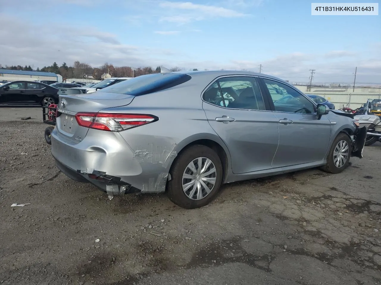 2019 Toyota Camry Le VIN: 4T1B31HK4KU516431 Lot: 80887304