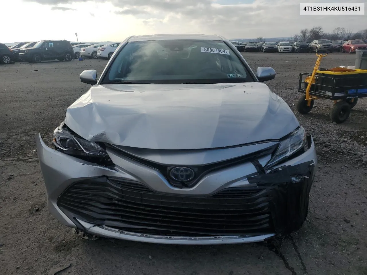 2019 Toyota Camry Le VIN: 4T1B31HK4KU516431 Lot: 80887304