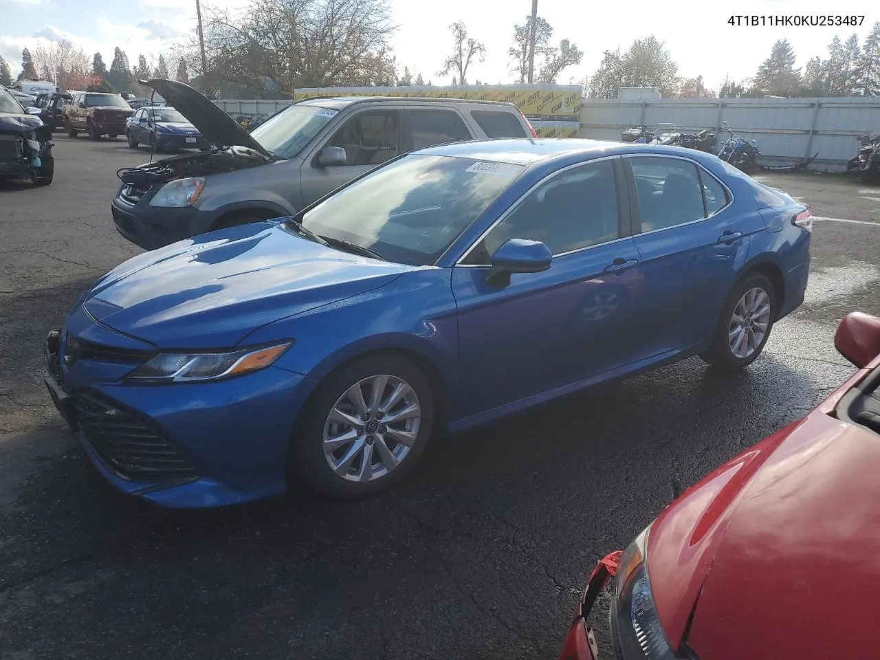 2019 Toyota Camry L VIN: 4T1B11HK0KU253487 Lot: 80899684