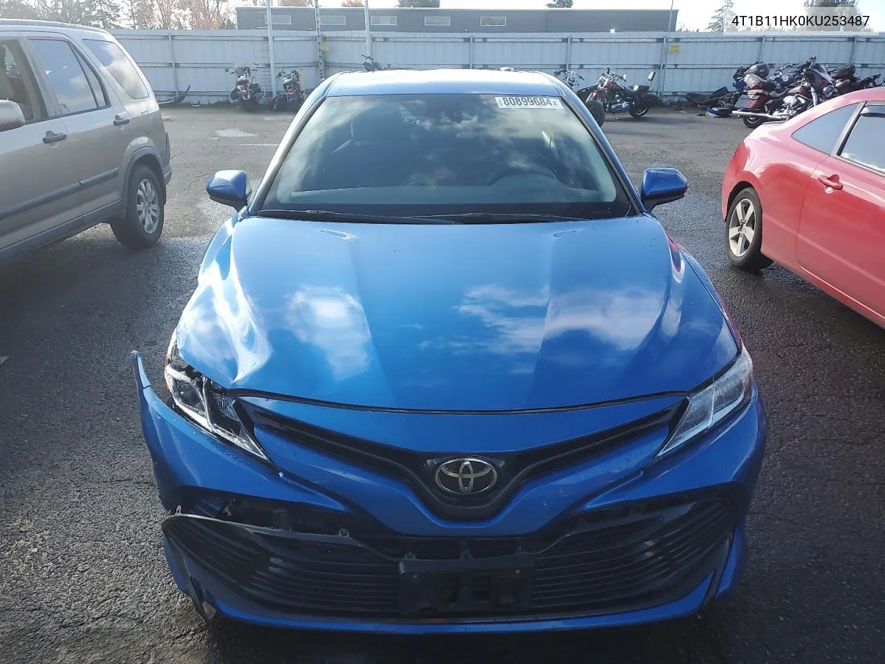 2019 Toyota Camry L VIN: 4T1B11HK0KU253487 Lot: 80899684