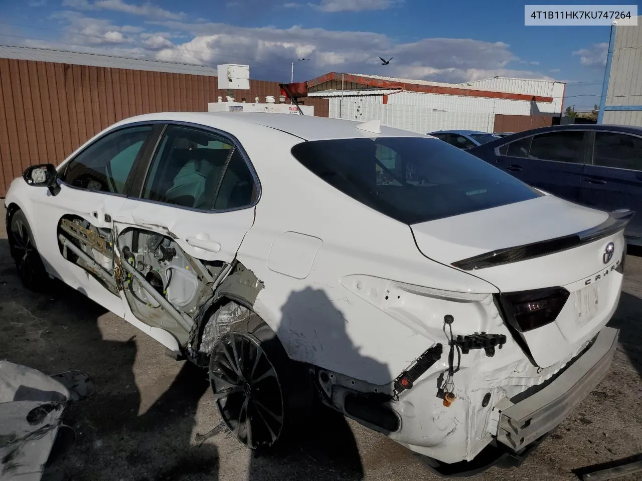 2019 Toyota Camry L VIN: 4T1B11HK7KU747264 Lot: 80920904