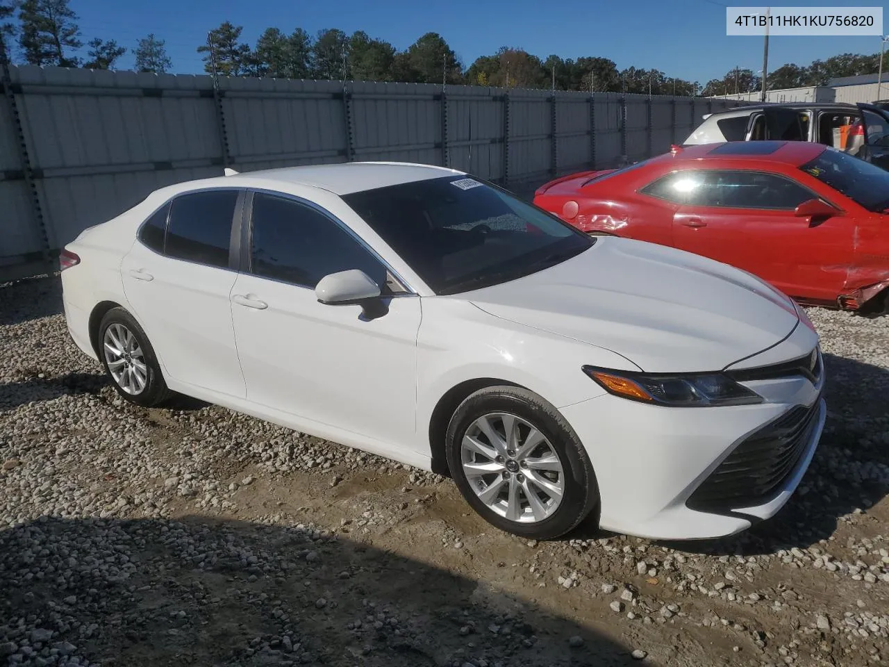 2019 Toyota Camry L VIN: 4T1B11HK1KU756820 Lot: 81268984