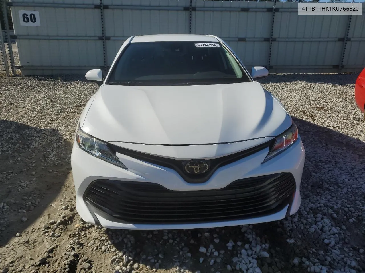 2019 Toyota Camry L VIN: 4T1B11HK1KU756820 Lot: 81268984