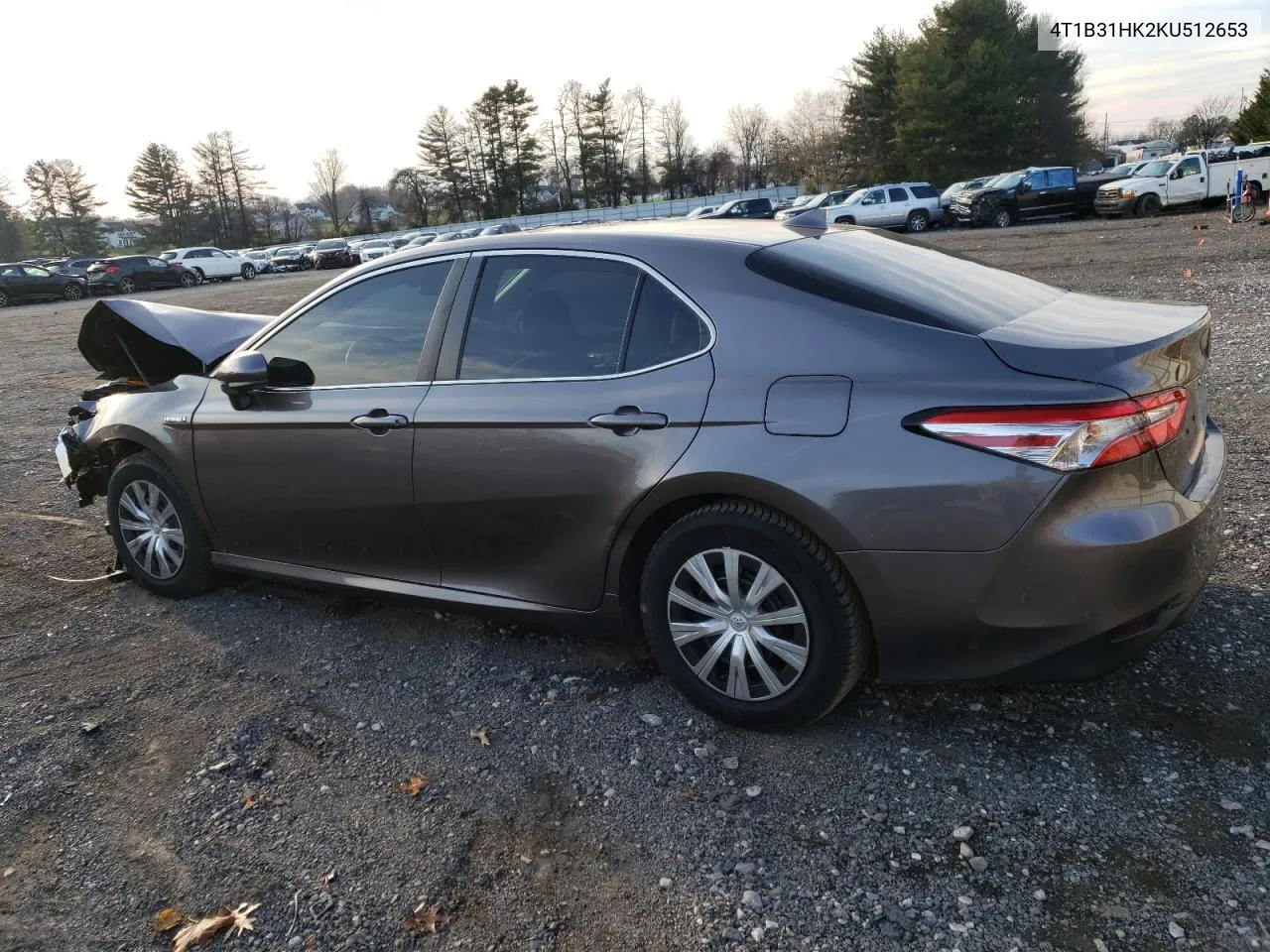 2019 Toyota Camry Le VIN: 4T1B31HK2KU512653 Lot: 81277454