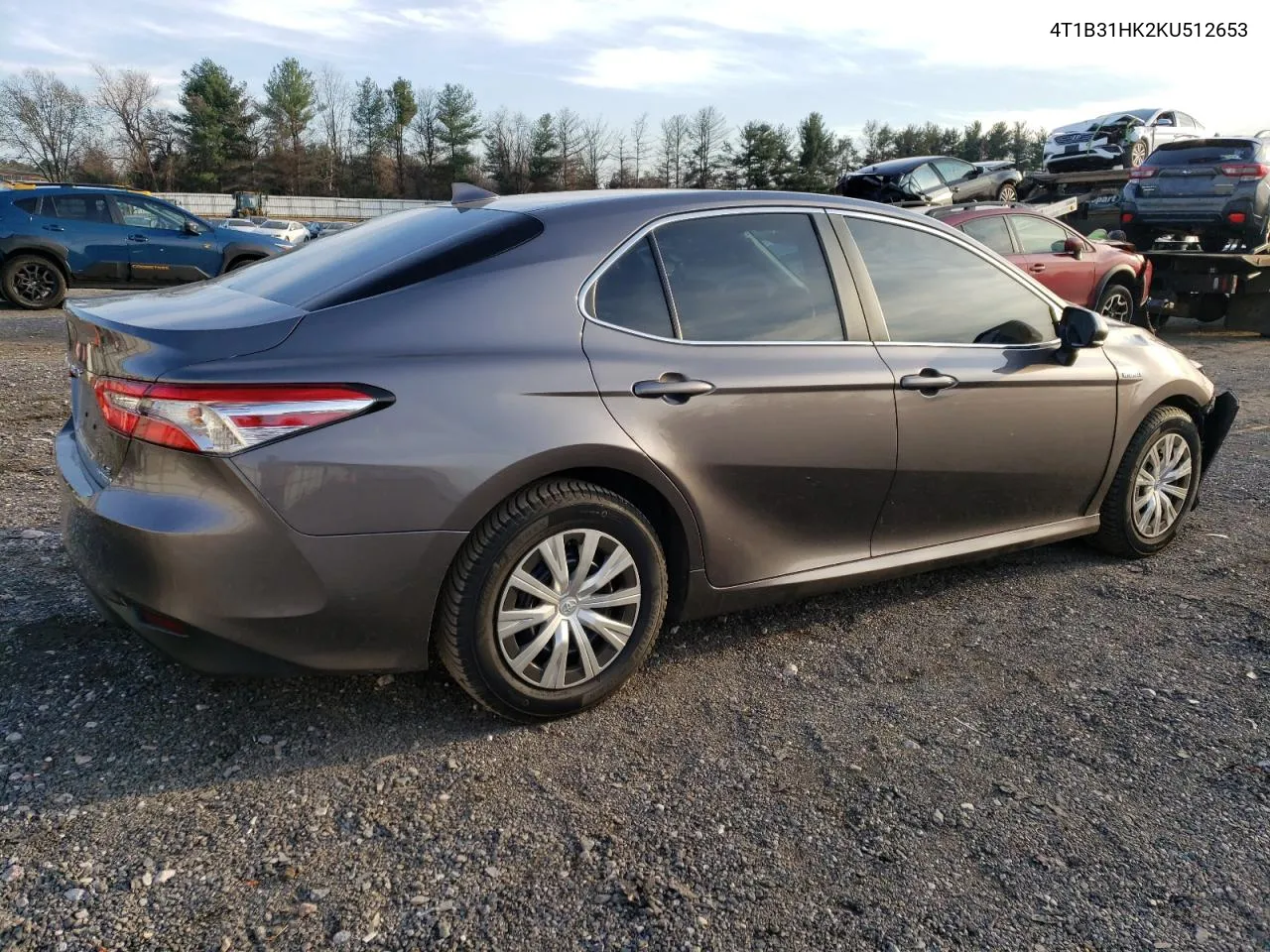 2019 Toyota Camry Le VIN: 4T1B31HK2KU512653 Lot: 81277454