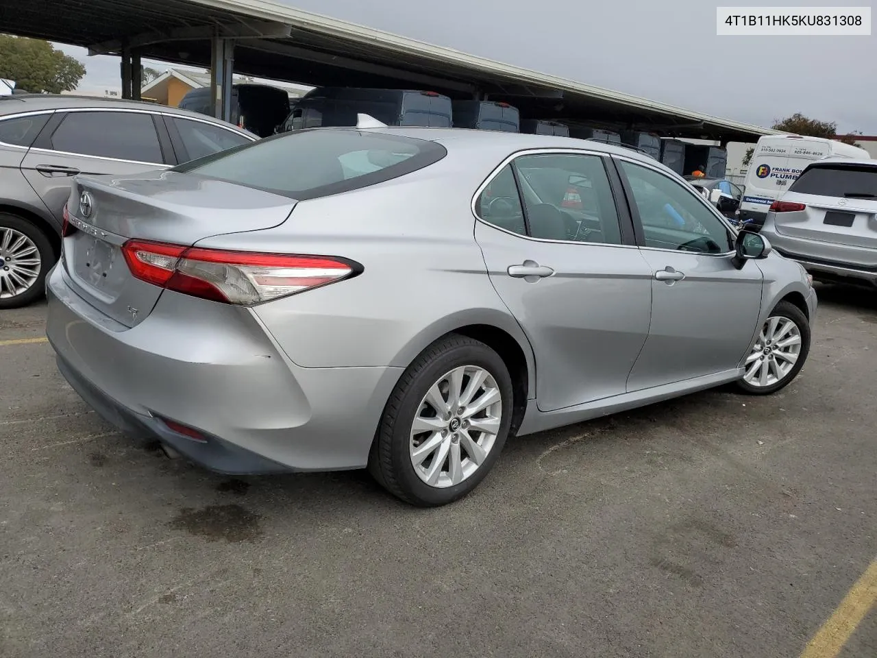 2019 Toyota Camry L VIN: 4T1B11HK5KU831308 Lot: 81682444