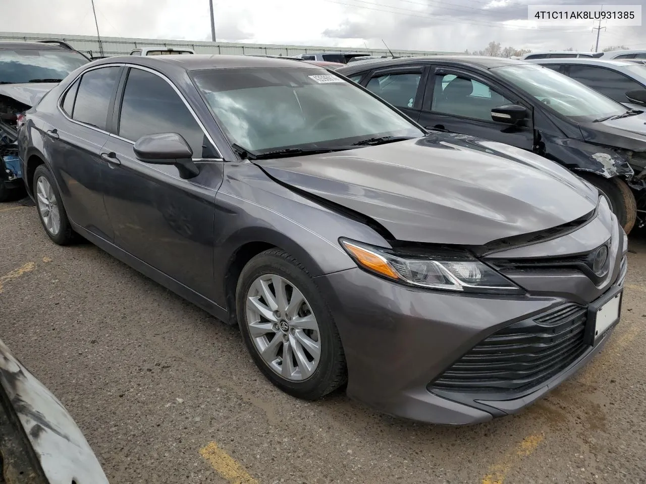 2020 Toyota Camry Le VIN: 4T1C11AK8LU931385 Lot: 43596914