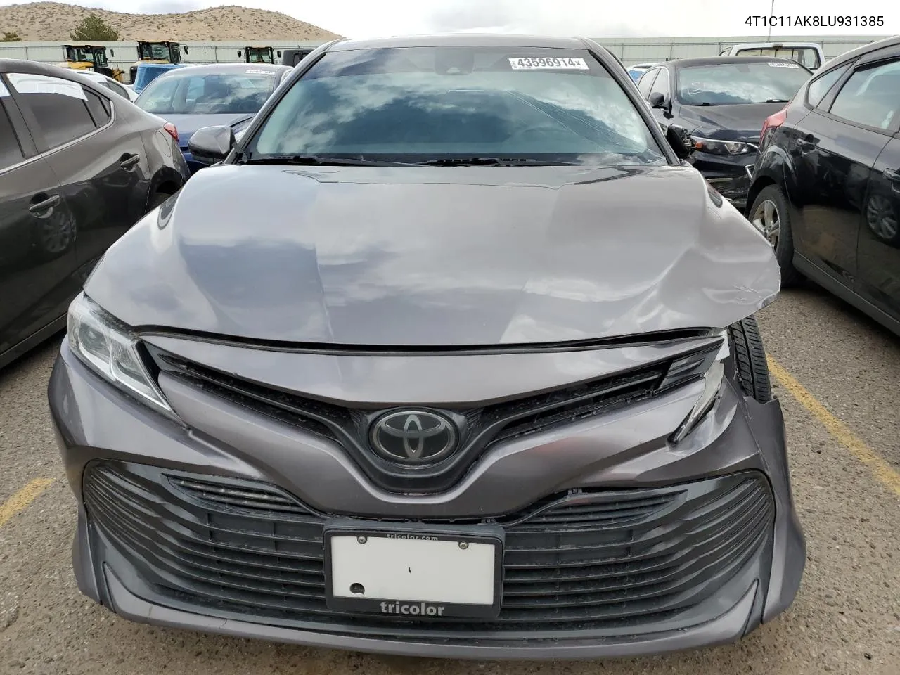 2020 Toyota Camry Le VIN: 4T1C11AK8LU931385 Lot: 43596914