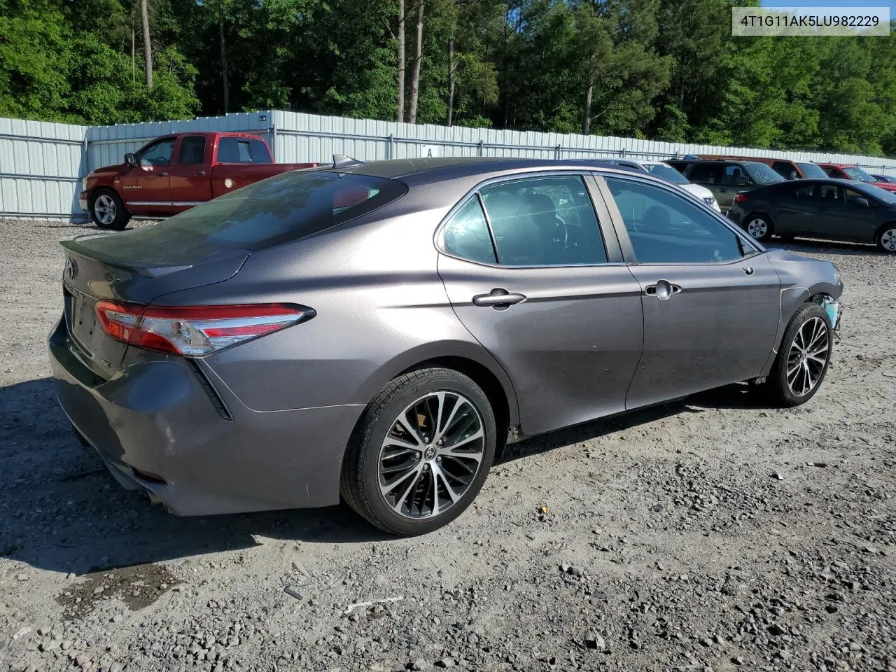 2020 Toyota Camry Se VIN: 4T1G11AK5LU982229 Lot: 51863764