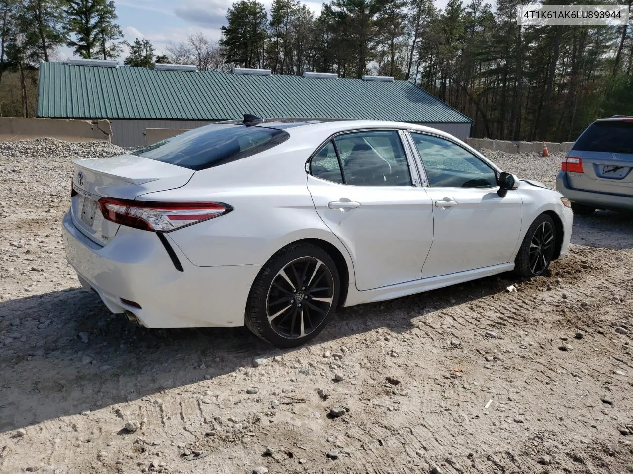 2020 Toyota Camry Xse VIN: 4T1K61AK6LU893944 Lot: 52207534