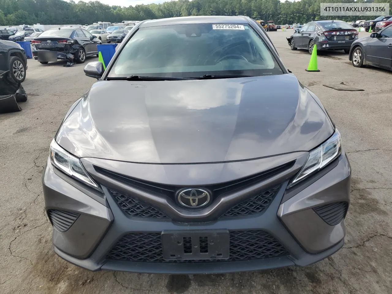 2020 Toyota Camry Se VIN: 4T1G11AKXLU931356 Lot: 55275204