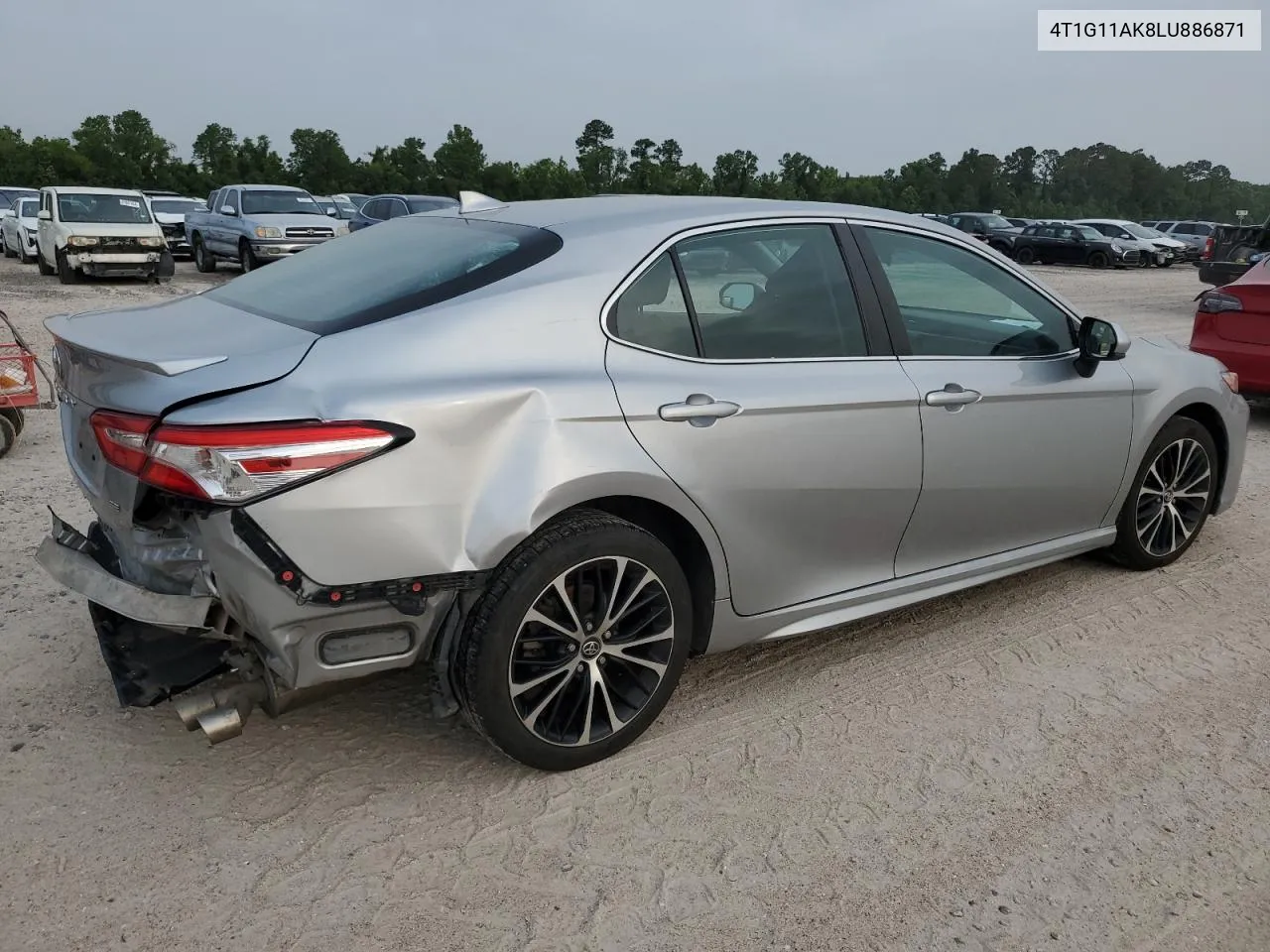 2020 Toyota Camry Se VIN: 4T1G11AK8LU886871 Lot: 55320034