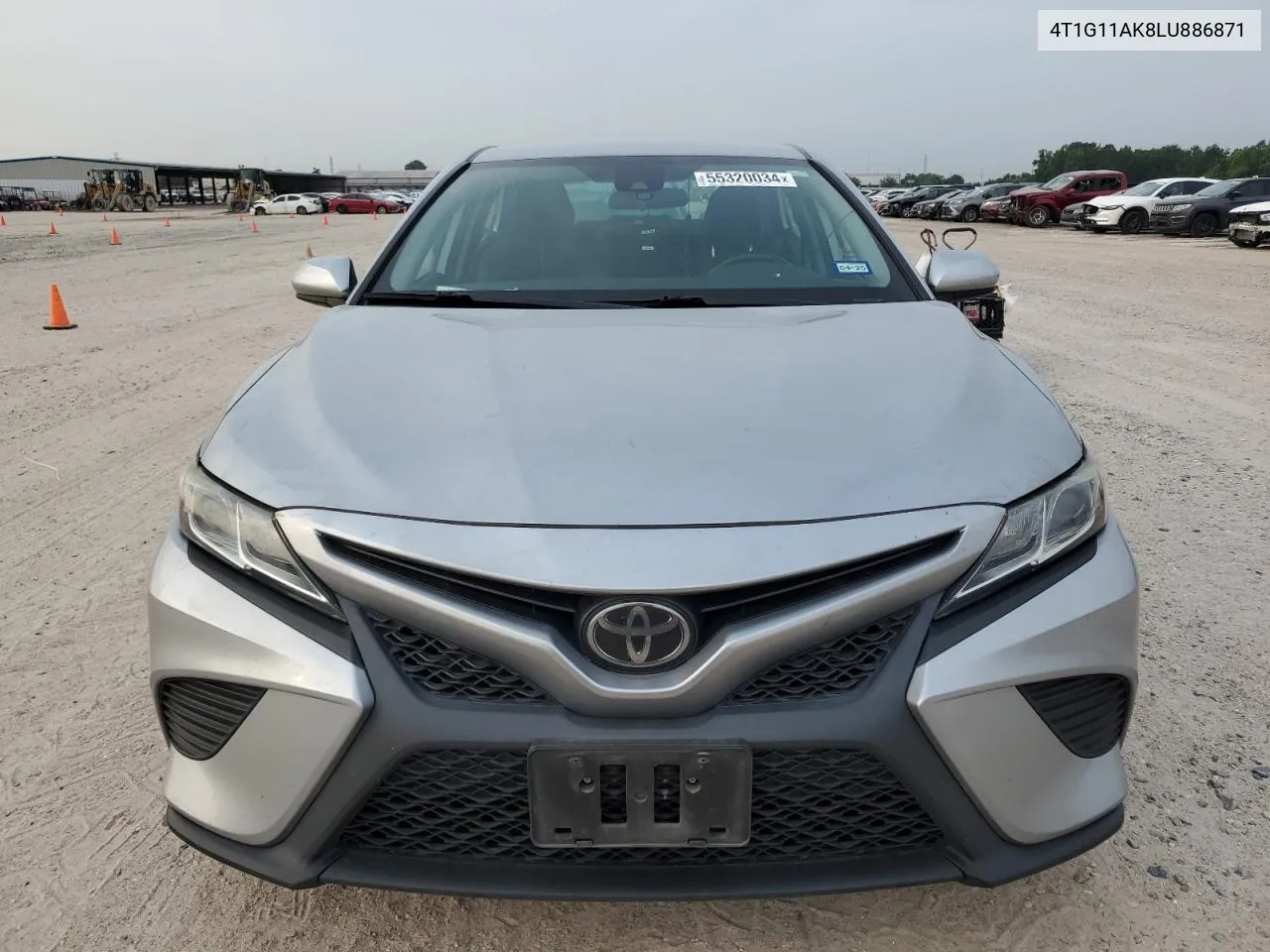 2020 Toyota Camry Se VIN: 4T1G11AK8LU886871 Lot: 55320034