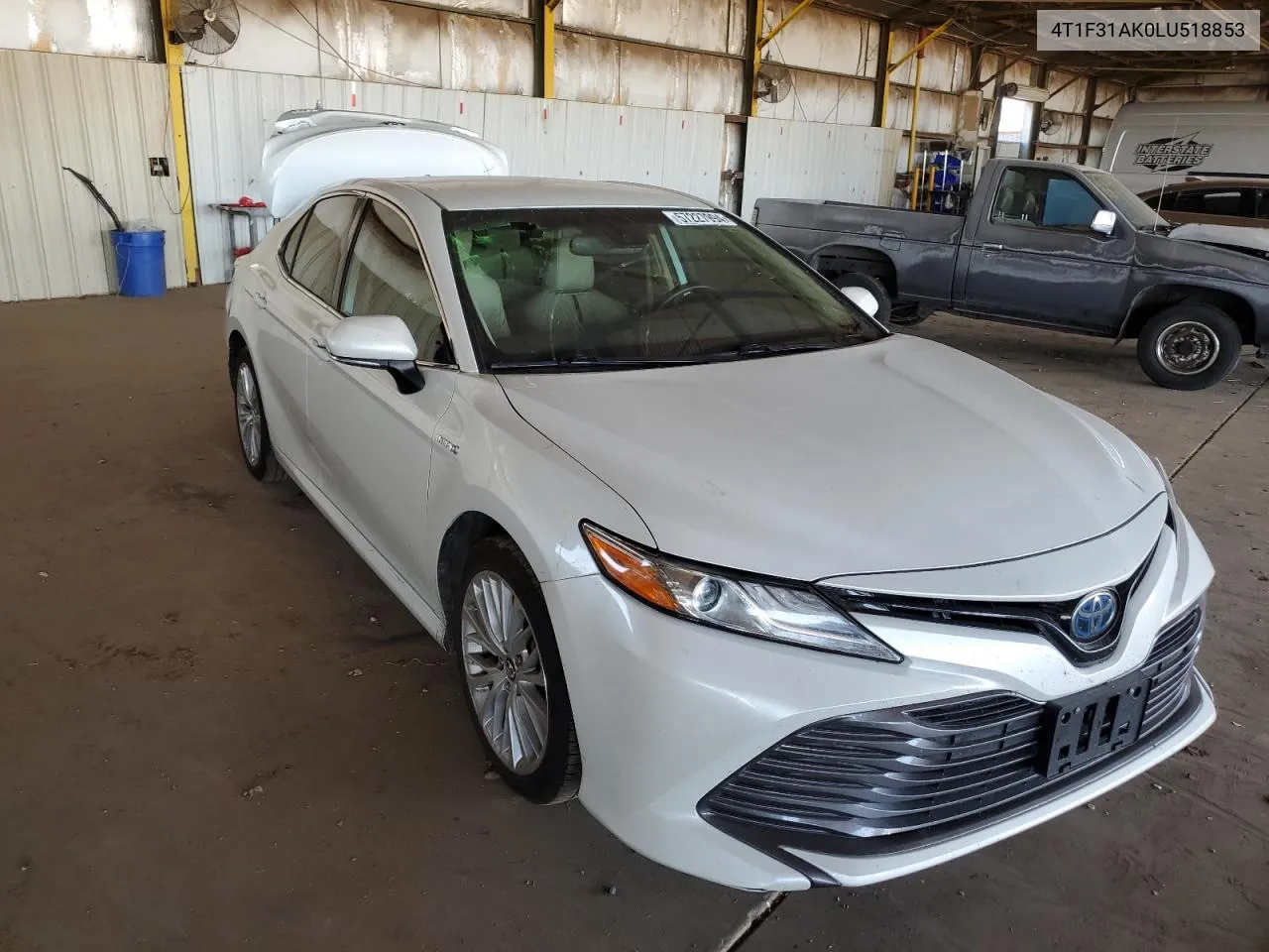 2020 Toyota Camry Xle VIN: 4T1F31AK0LU518853 Lot: 57227994