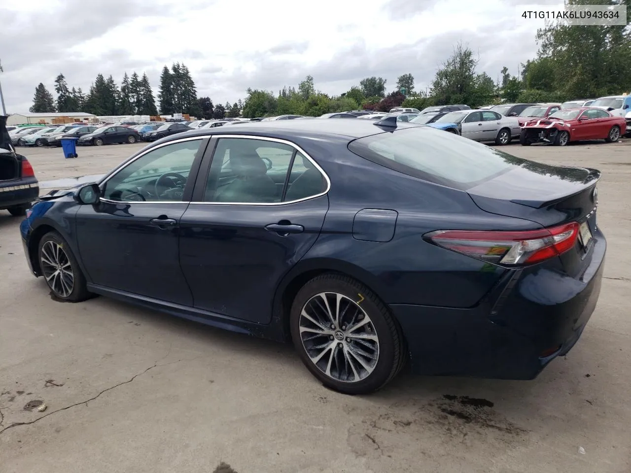 2020 Toyota Camry Se VIN: 4T1G11AK6LU943634 Lot: 57362594