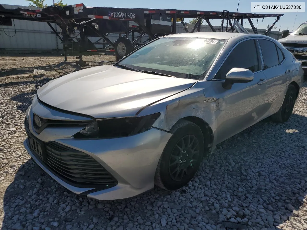 2020 Toyota Camry Le VIN: 4T1C31AK4LU537330 Lot: 58169484