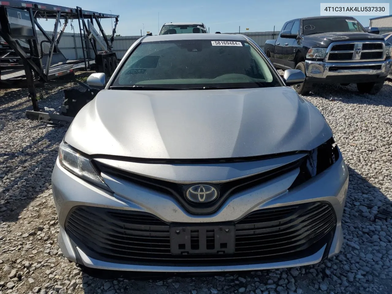 2020 Toyota Camry Le VIN: 4T1C31AK4LU537330 Lot: 58169484