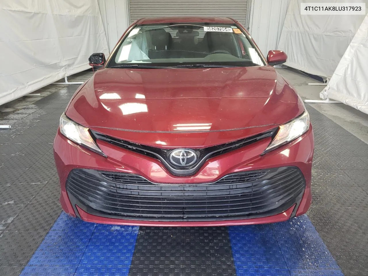 2020 Toyota Camry Le VIN: 4T1C11AK8LU317923 Lot: 58207064