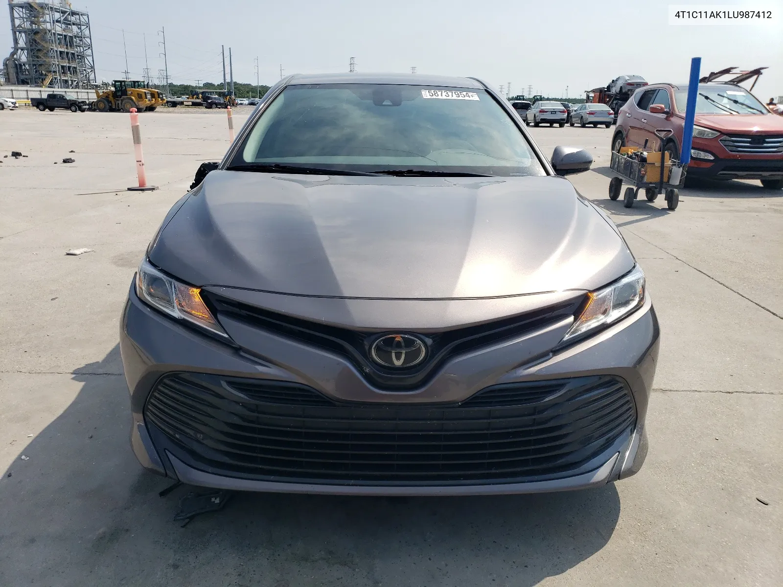 2020 Toyota Camry Le VIN: 4T1C11AK1LU987412 Lot: 58737954