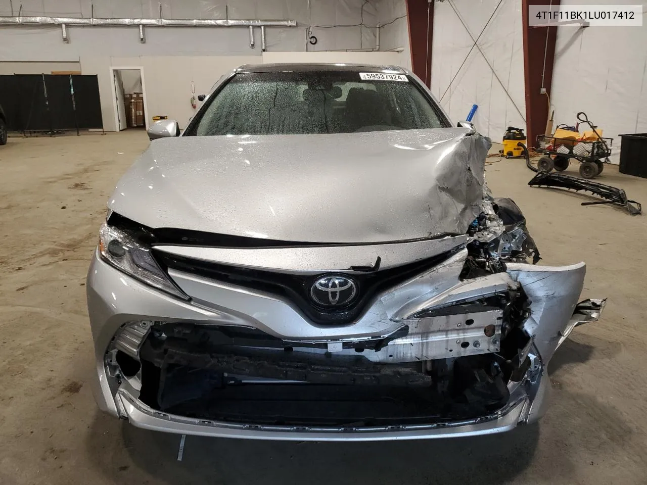 2020 Toyota Camry Xle VIN: 4T1F11BK1LU017412 Lot: 59537924