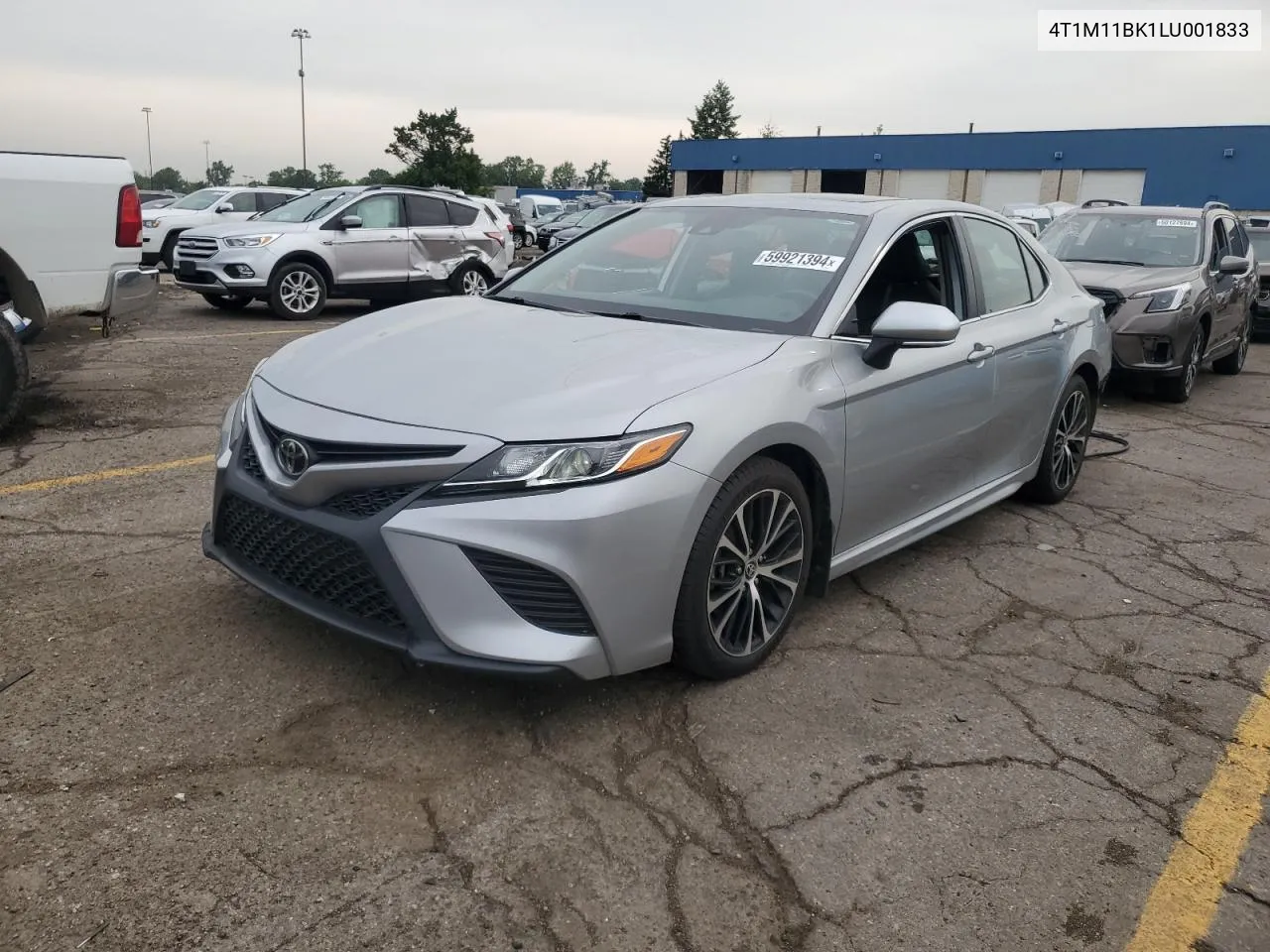 2020 Toyota Camry Se VIN: 4T1M11BK1LU001833 Lot: 59921394