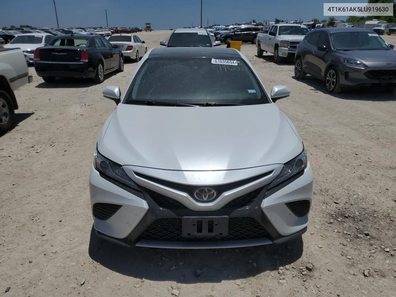 2020 Toyota Camry Xse VIN: 4T1K61AK5LU919630 Lot: 61035694