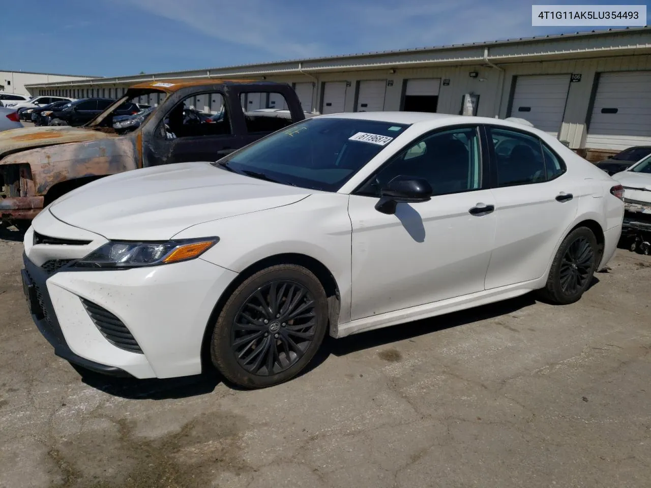 2020 Toyota Camry Se VIN: 4T1G11AK5LU354493 Lot: 61196874