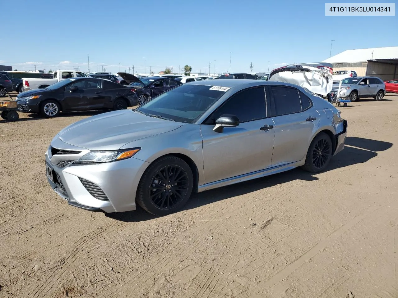 2020 Toyota Camry Se VIN: 4T1G11BK5LU014341 Lot: 61208494