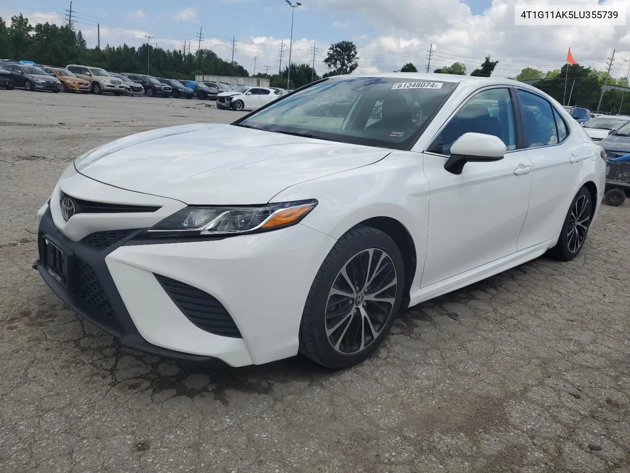 2020 Toyota Camry Se VIN: 4T1G11AK5LU355739 Lot: 61348074