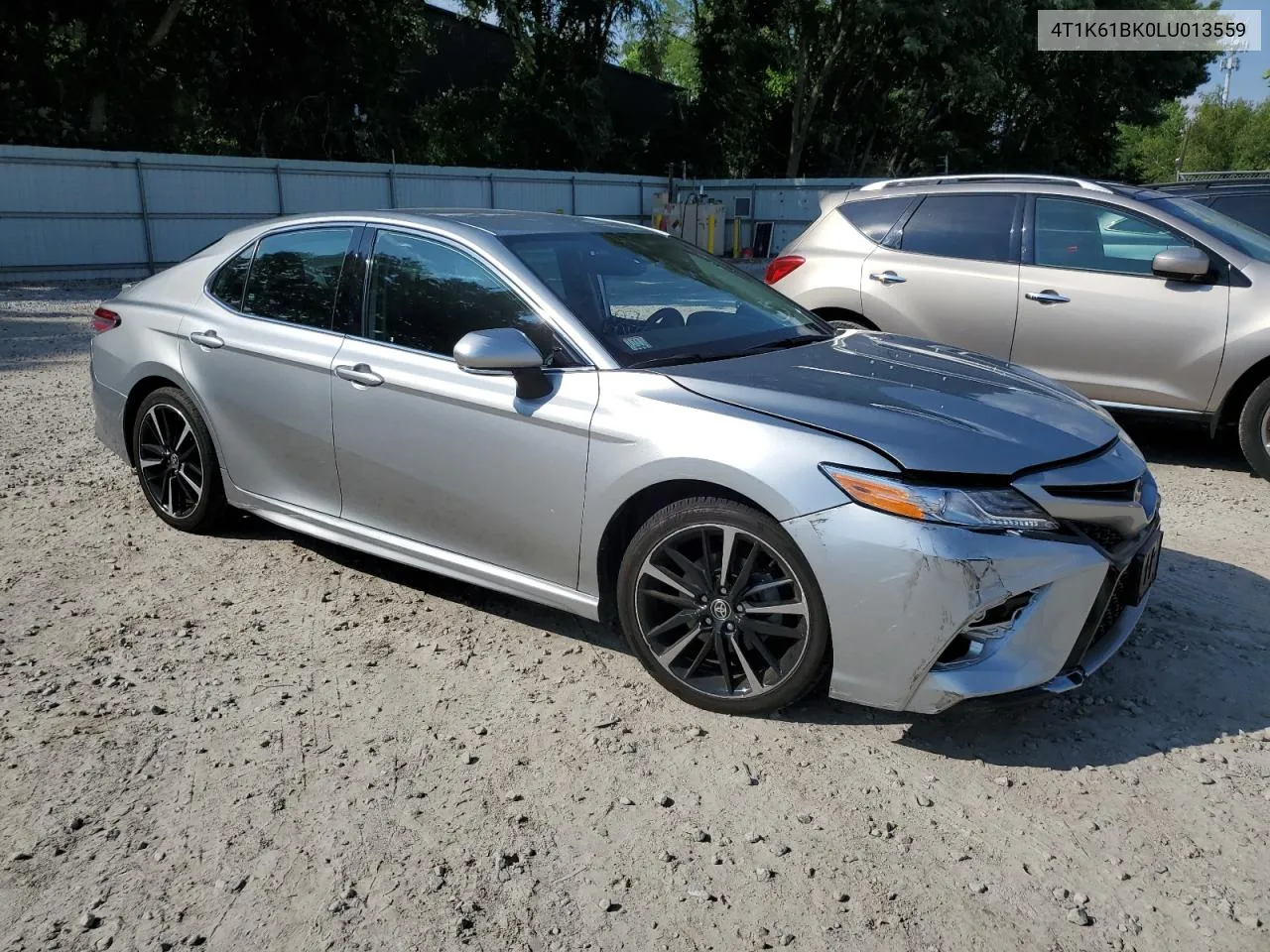 2020 Toyota Camry Xse VIN: 4T1K61BK0LU013559 Lot: 61791954