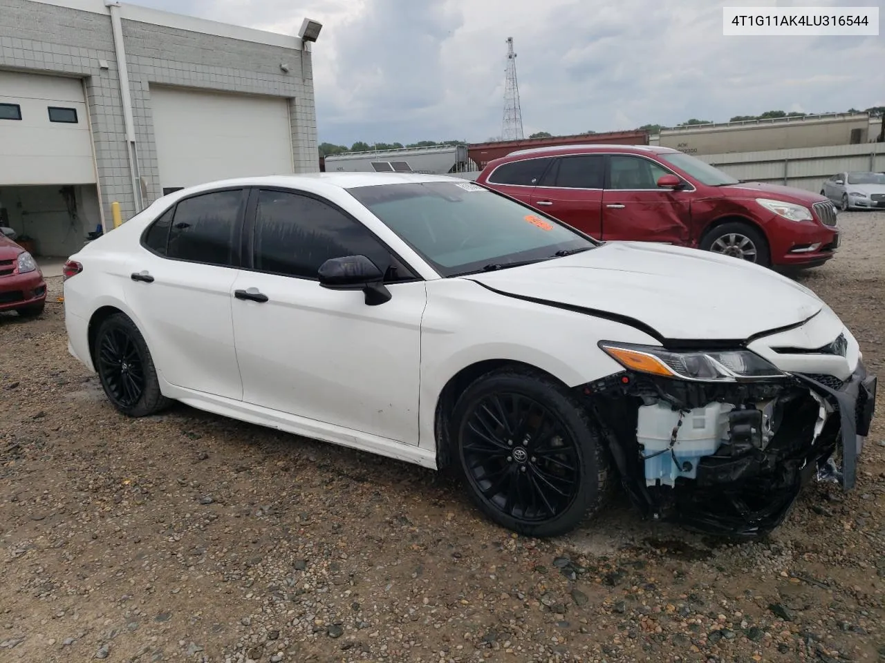 2020 Toyota Camry Se VIN: 4T1G11AK4LU316544 Lot: 61903404