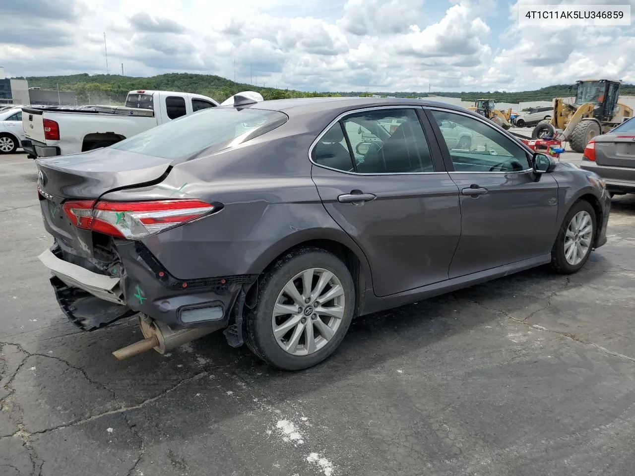 2020 Toyota Camry Le VIN: 4T1C11AK5LU346859 Lot: 61932744