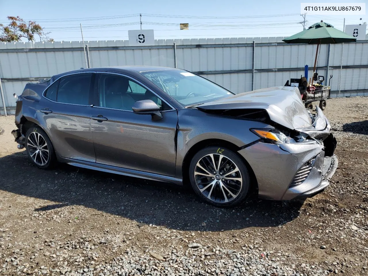 2020 Toyota Camry Se VIN: 4T1G11AK9LU867679 Lot: 61957174