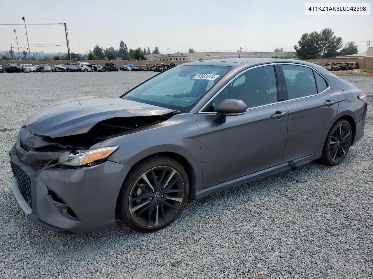 2020 Toyota Camry Trd VIN: 4T1KZ1AK3LU042398 Lot: 62081974