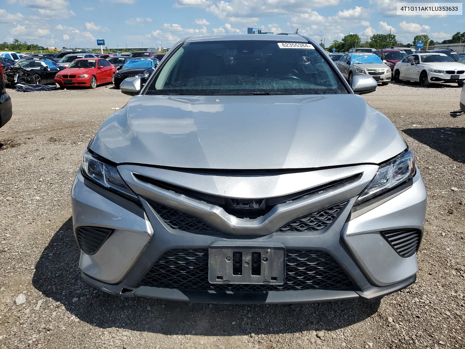 2020 Toyota Camry Se VIN: 4T1G11AK1LU353633 Lot: 62355384