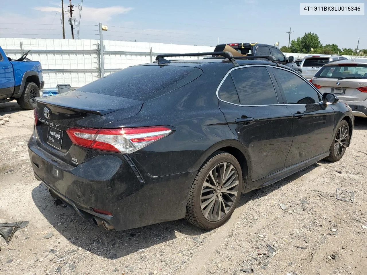 2020 Toyota Camry Se VIN: 4T1G11BK3LU016346 Lot: 63073244