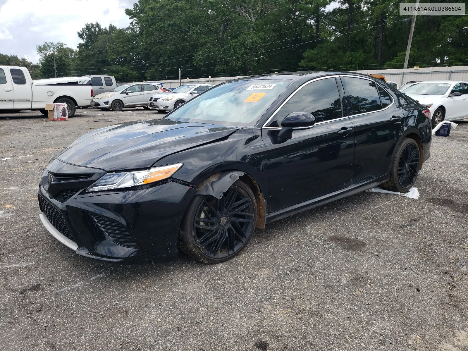 2020 Toyota Camry Xse VIN: 4T1K61AK0LU386604 Lot: 63083834