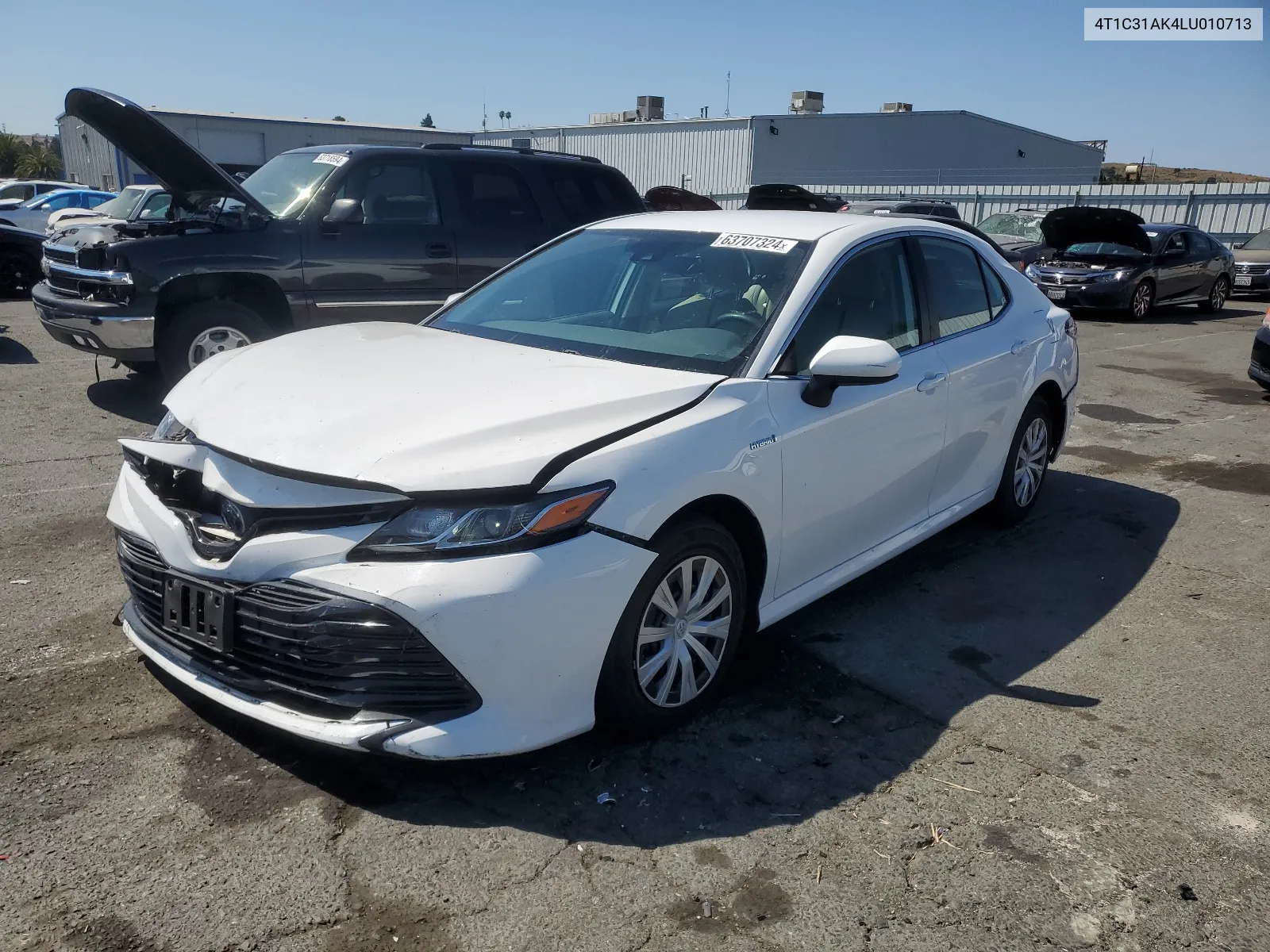 2020 Toyota Camry Le VIN: 4T1C31AK4LU010713 Lot: 63707324