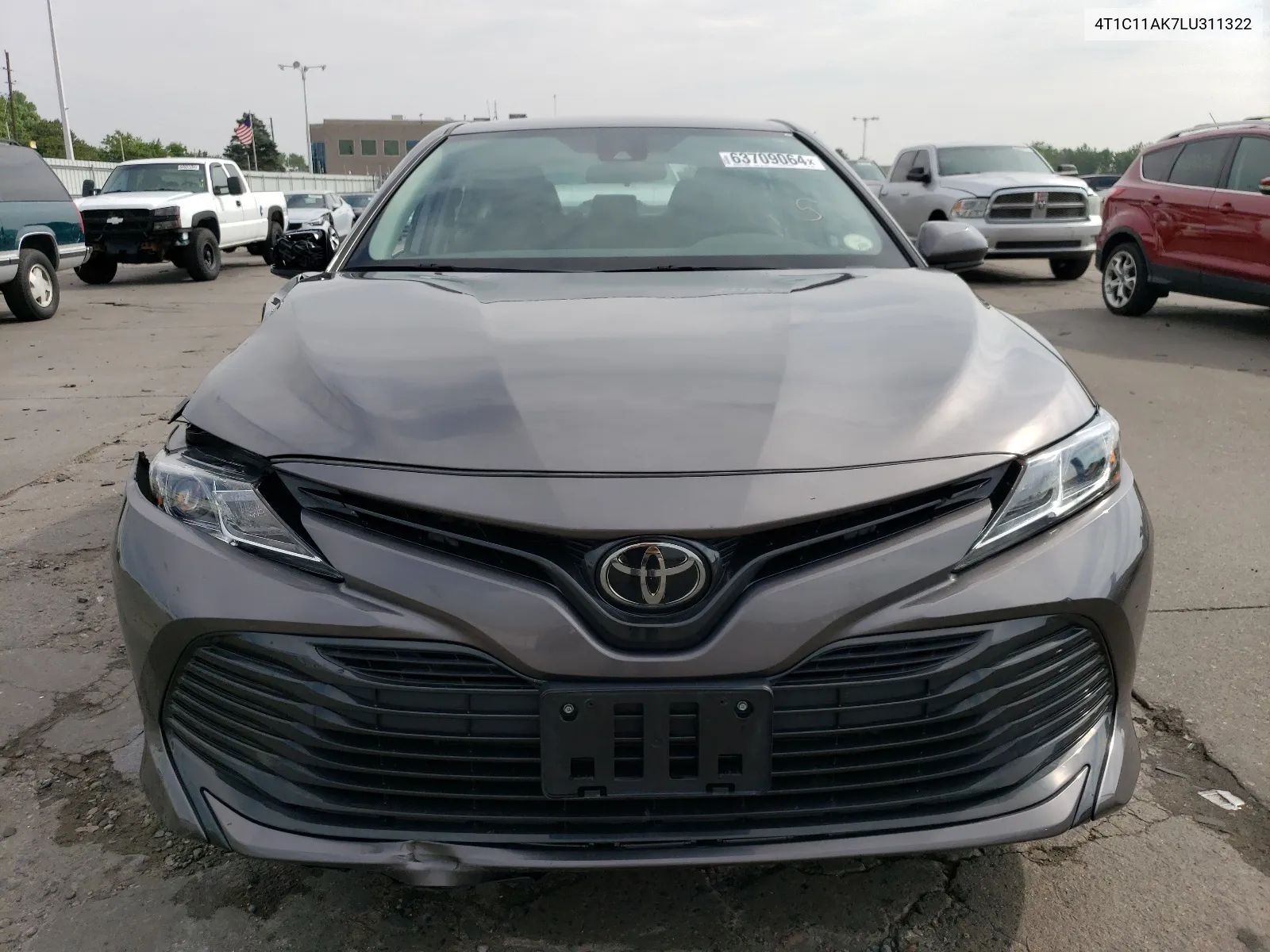 2020 Toyota Camry Le VIN: 4T1C11AK7LU311322 Lot: 63709064