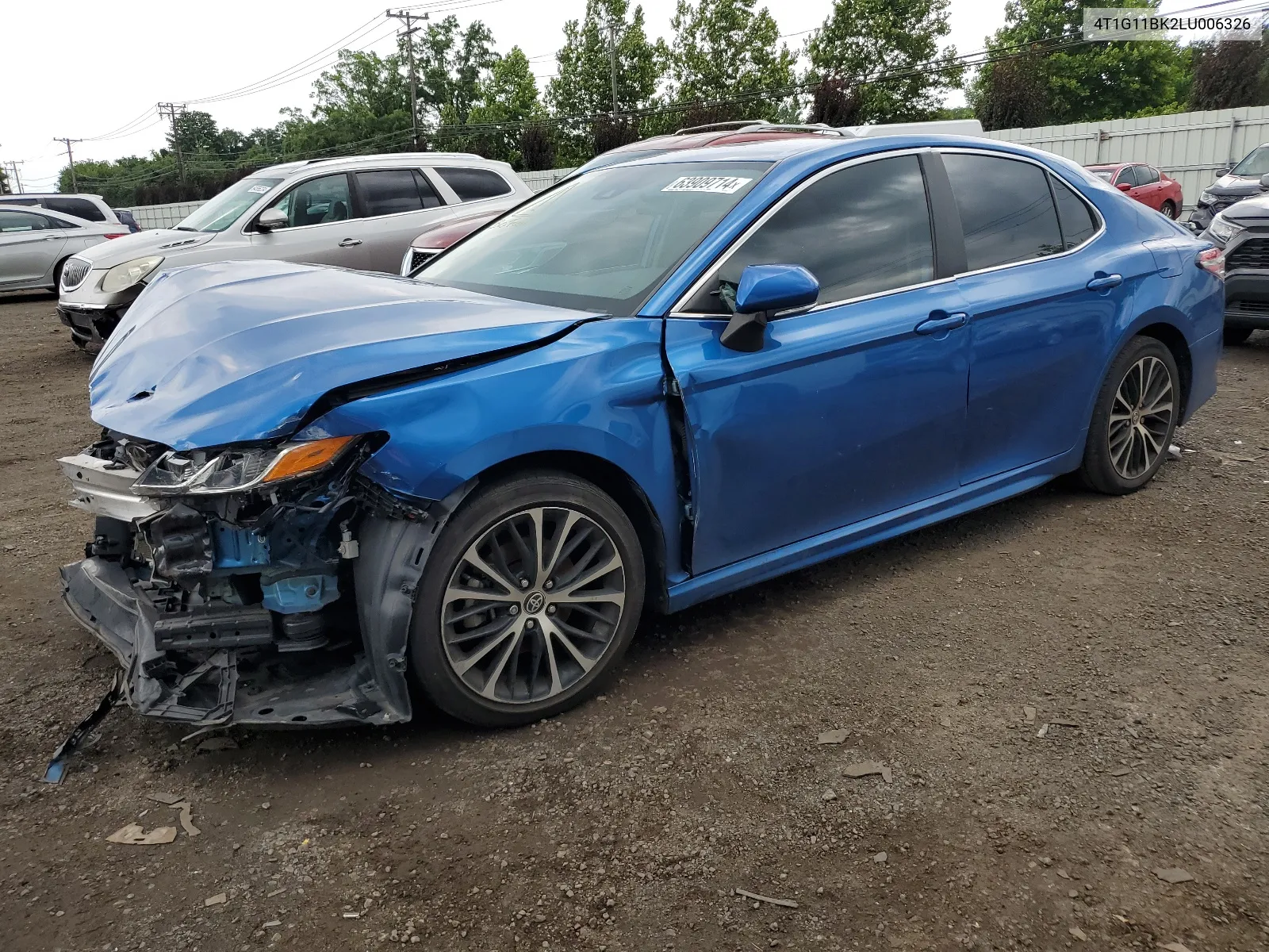 4T1G11BK2LU006326 2020 Toyota Camry Se