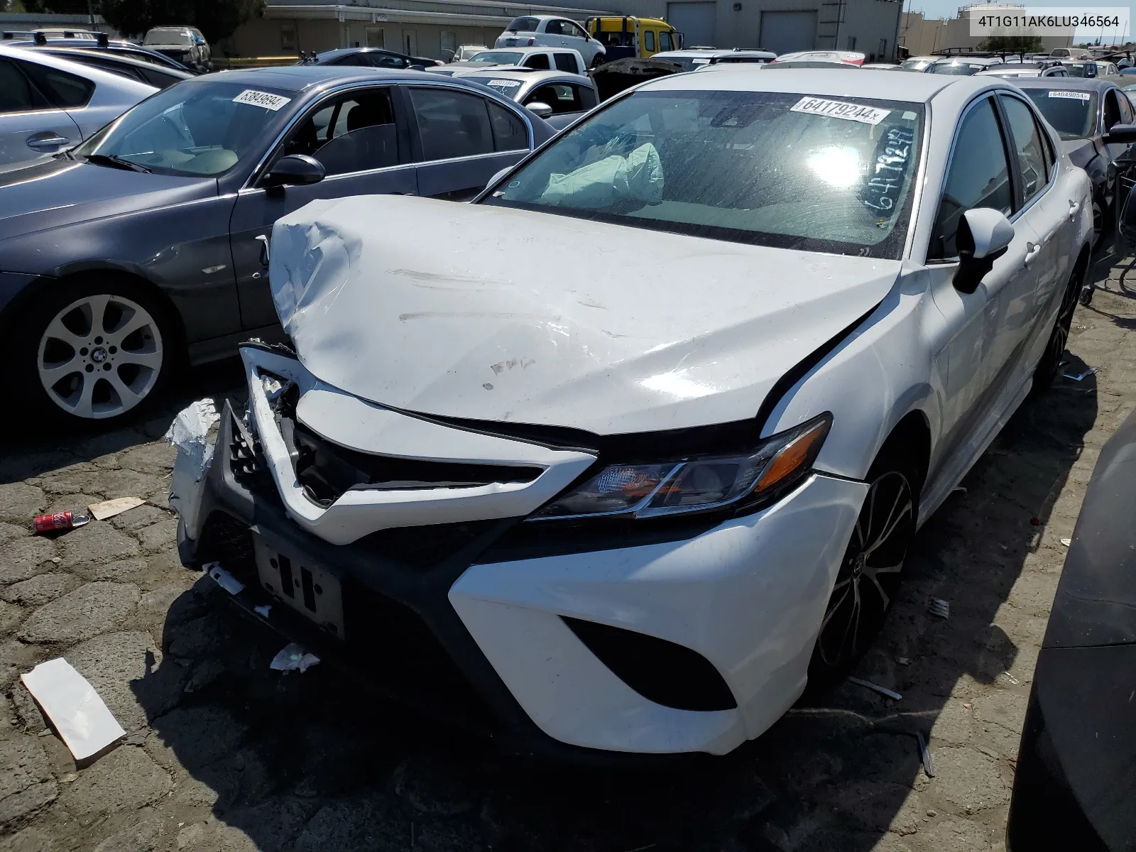 2020 Toyota Camry Se VIN: 4T1G11AK6LU346564 Lot: 64179244