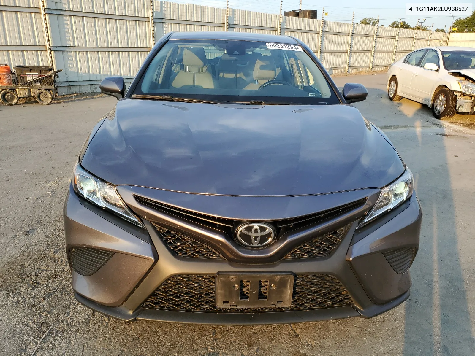 2020 Toyota Camry Se VIN: 4T1G11AK2LU938527 Lot: 65231294