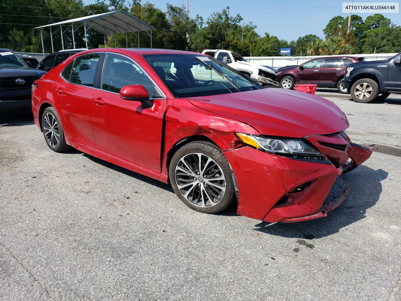 2020 Toyota Camry Se VIN: 4T1G11AK4LU366148 Lot: 65593464