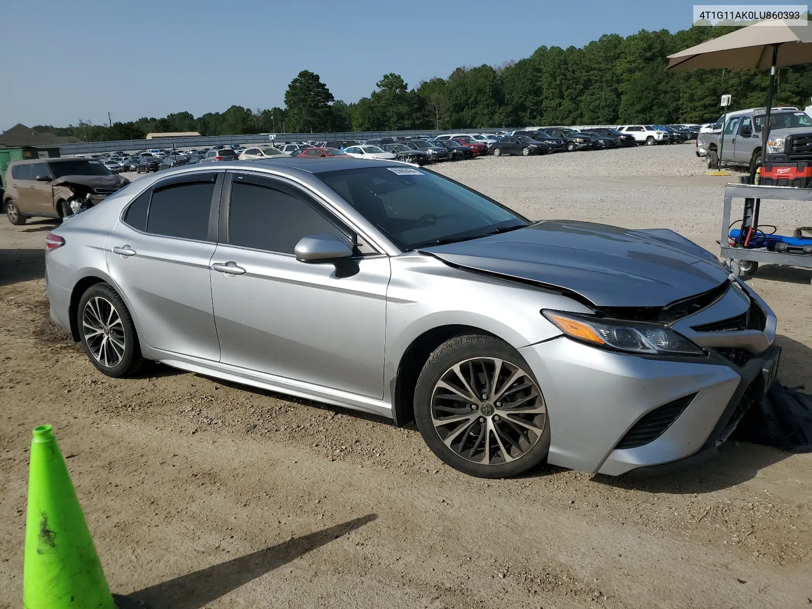 2020 Toyota Camry Se VIN: 4T1G11AK0LU860393 Lot: 65666464